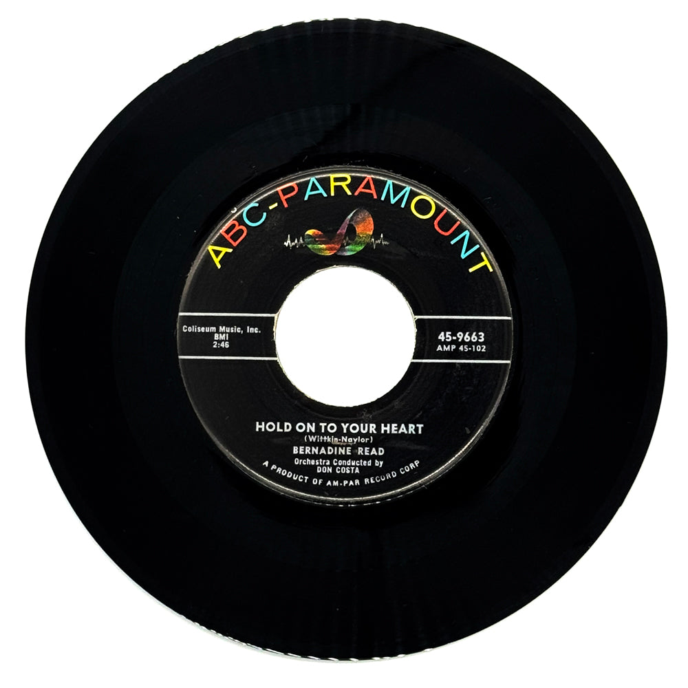 Bernadine Read : HOLD ON TO YOUR HEART/ LET ME GIVE YOU ONE LAST KISS