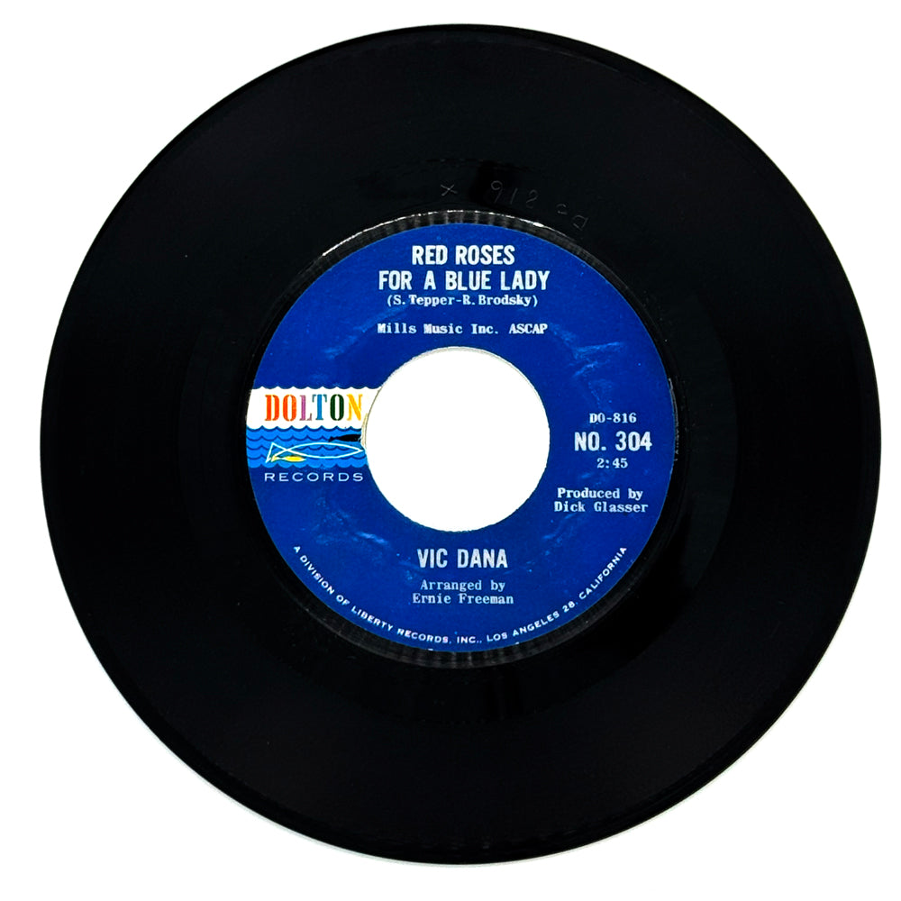 Vic Dana : RED ROSES FOR A BLUE LADY/ BLUE RIBBONS (FOR HER CURLS)