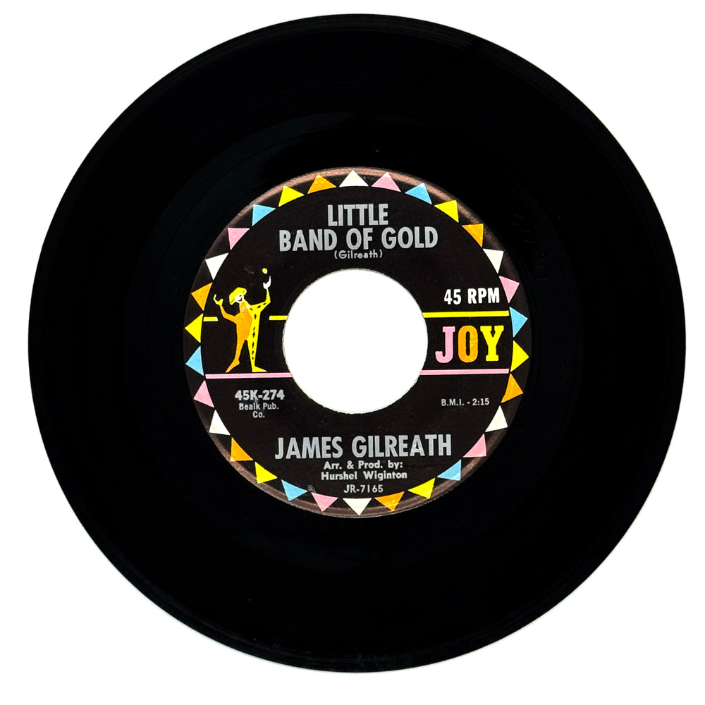 James Gilreath : LITTLE BAND OF GOLD/ I'LL WALK WITH YOU