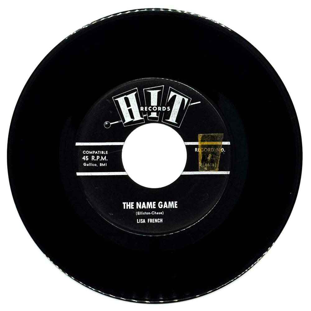 Lisa French : THE NAME GAME/ Leroy Jones : YOU DON'T WANT MY LOVE