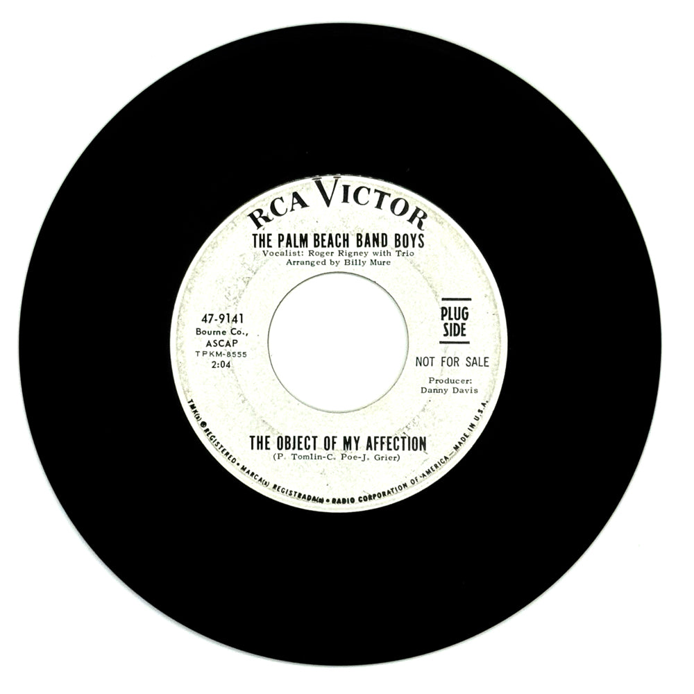 Palm Beach Band Boys, The : THE OBJECT OF MY AFFECTION/ STRANGERS IN THE NIGHT