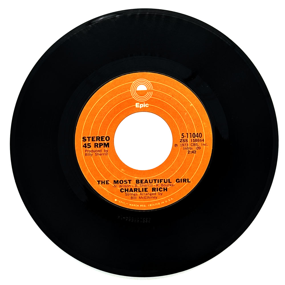 Charlie Rich : THE MOST BEAUTIFUL GIRL/ I FEEL LIKE GOING HOME