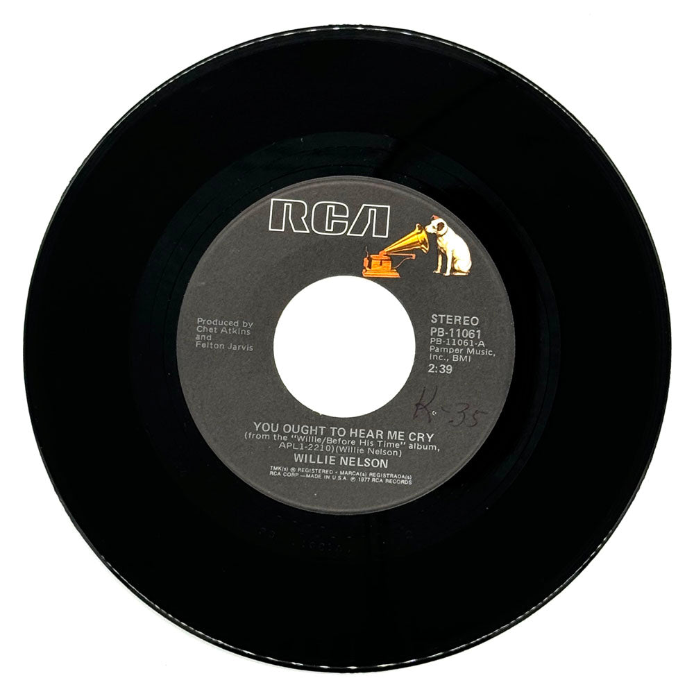 Willie Nelson : YOU OUGHT TO HEAR ME CRY/ ONE IN A ROW