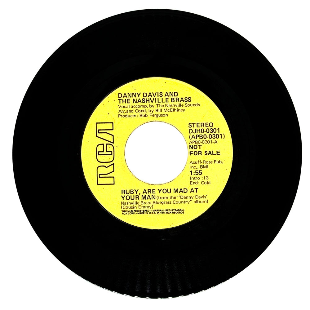 Danny Davis And The Nashville Brass : RUBY, ARE YOU MAD AT YOUR MAN/ RUBY, ARE YOU MAD AT YOUR MAN