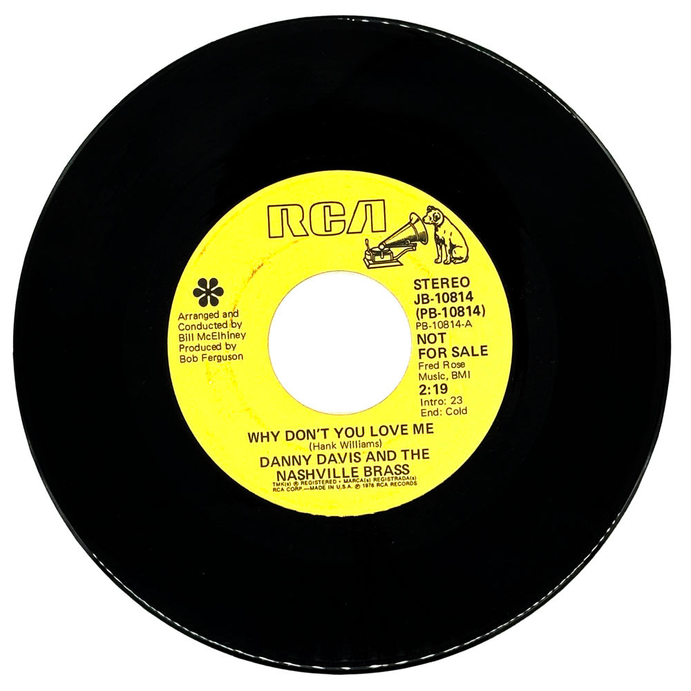 Danny Davis And The Nashville Brass : WHY DON'T YOU LOVE ME/ HE'LL HAVE TO GO