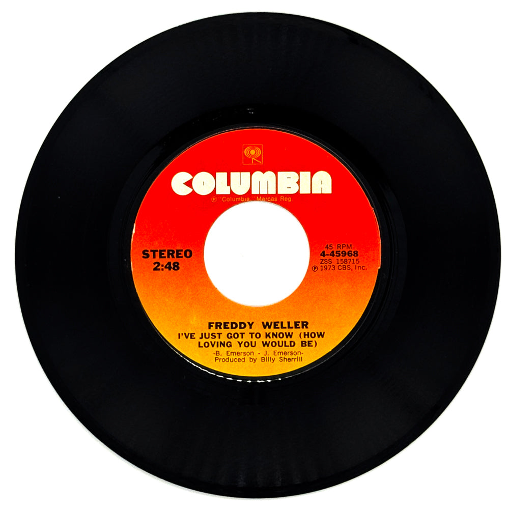 Freddy Weller : I'VE JUST GOT TO KNOW (HOW LOVING YOU WOULD BE)/ GEORGIA GIRL