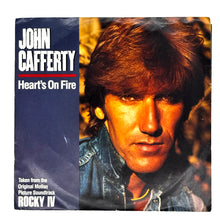 Load image into Gallery viewer, • John Cafferty : HEART&#39;S ON FIRE/ SMALL TOWN GIRL
