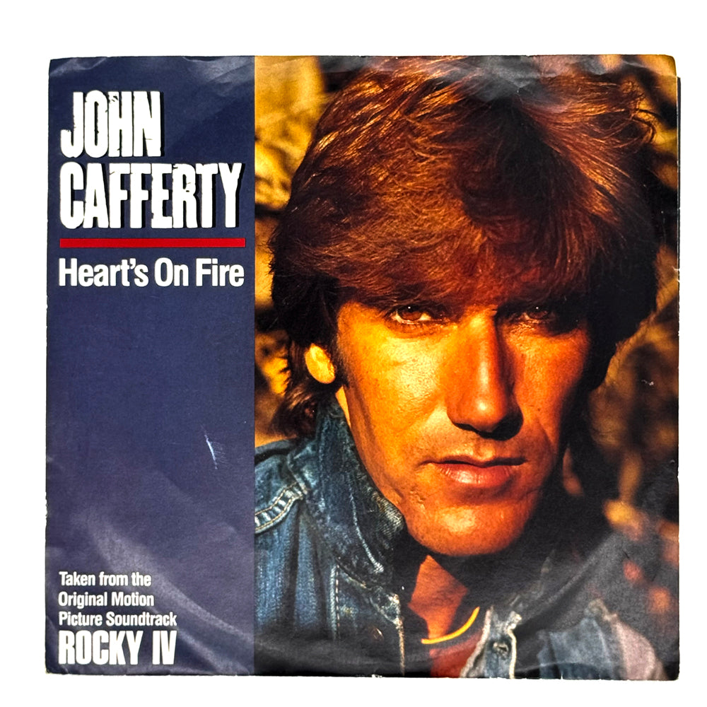 • John Cafferty : HEART'S ON FIRE/ SMALL TOWN GIRL