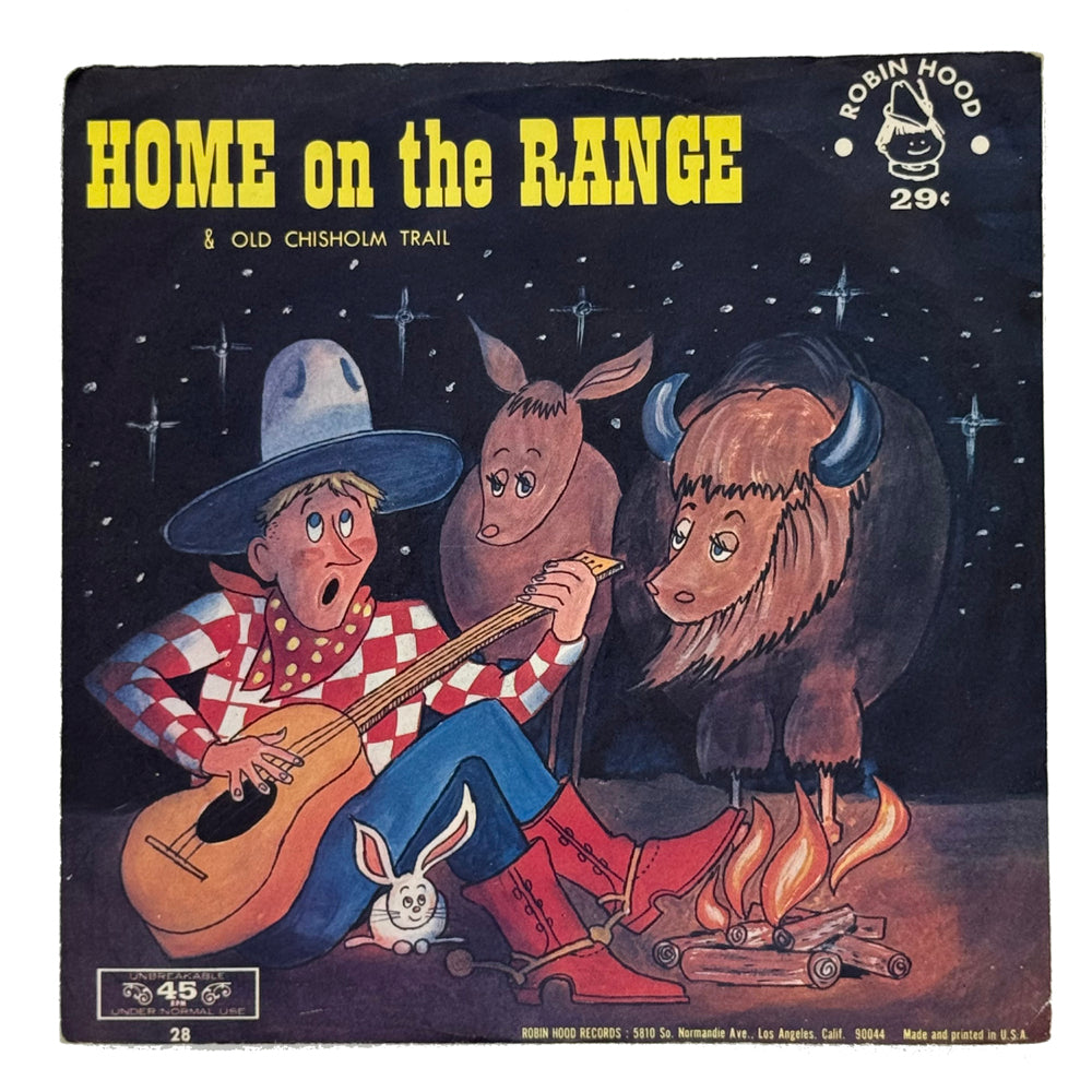 Unknown Artist : HOME ON THE RANGE/ OLD CHISHOLM TRAIL
