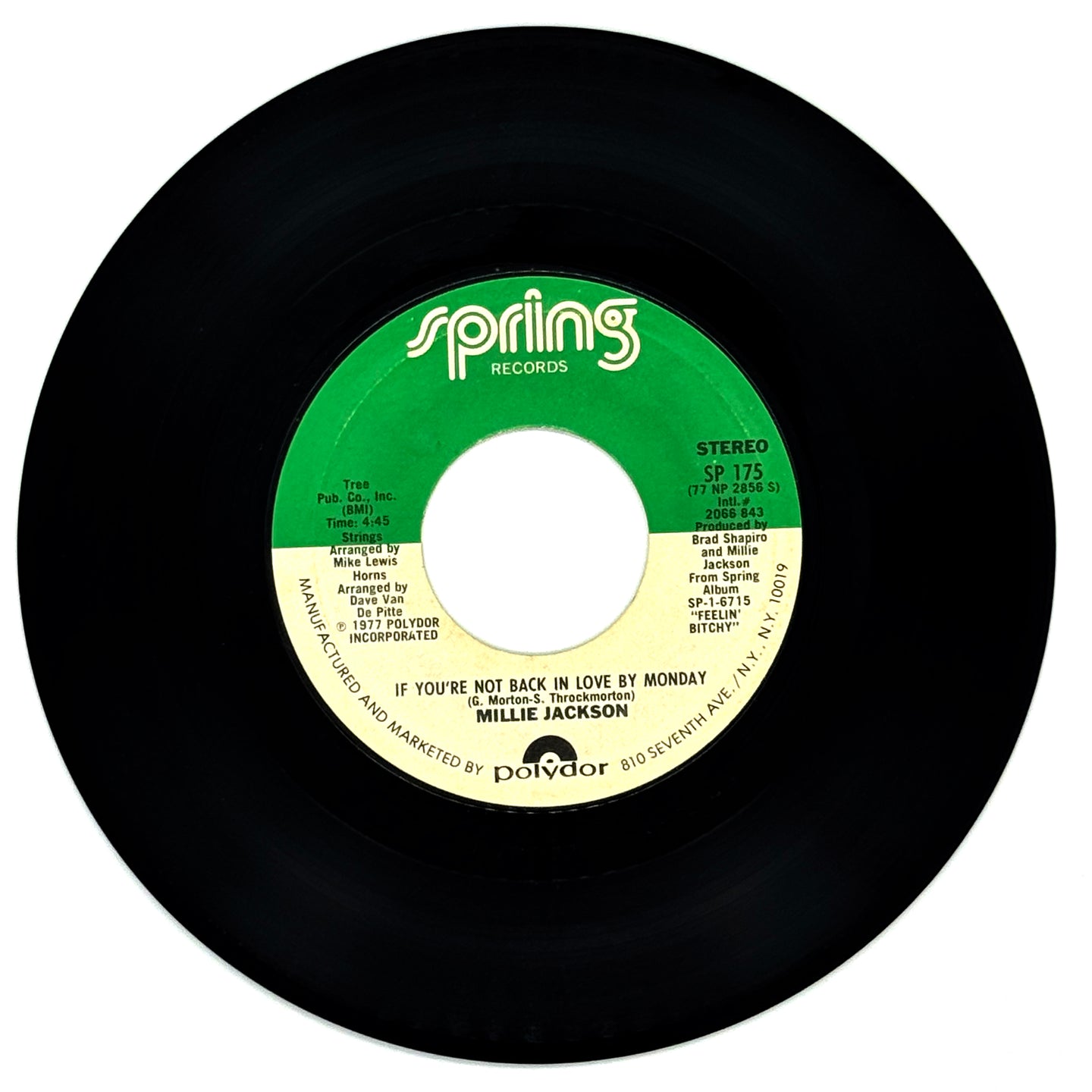 Millie Jackson : IF YOU'RE NOT BACK IN LOVE BY MONDAY/ A LITTLE TASTE OF OUTSIDE LOVE