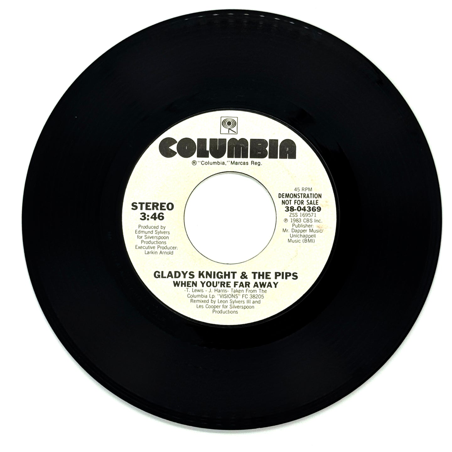 Gladys Knight & The Pips : WHEN YOU'RE FAR AWAY/ WHEN YOU'RE FAR AWAY
