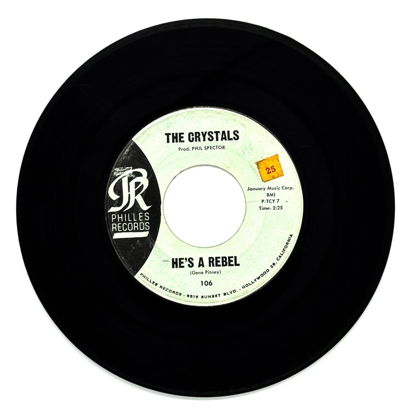 Crystals, The : HE'S A REBEL/ I LOVE YOU EDDIE