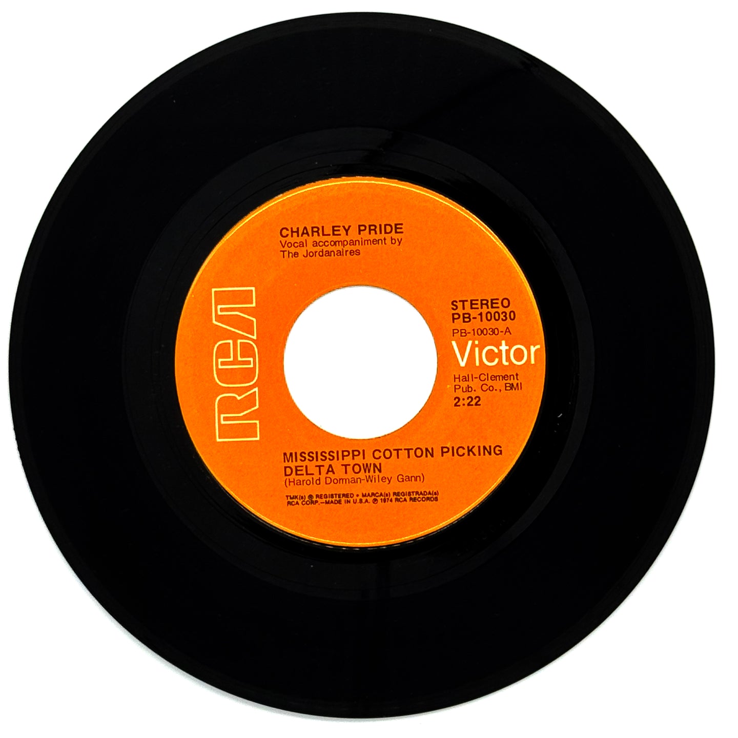 Charley Pride : MISSISSIPPI COTTON PICKING DELTA TOWN/ MARY GO ROUND