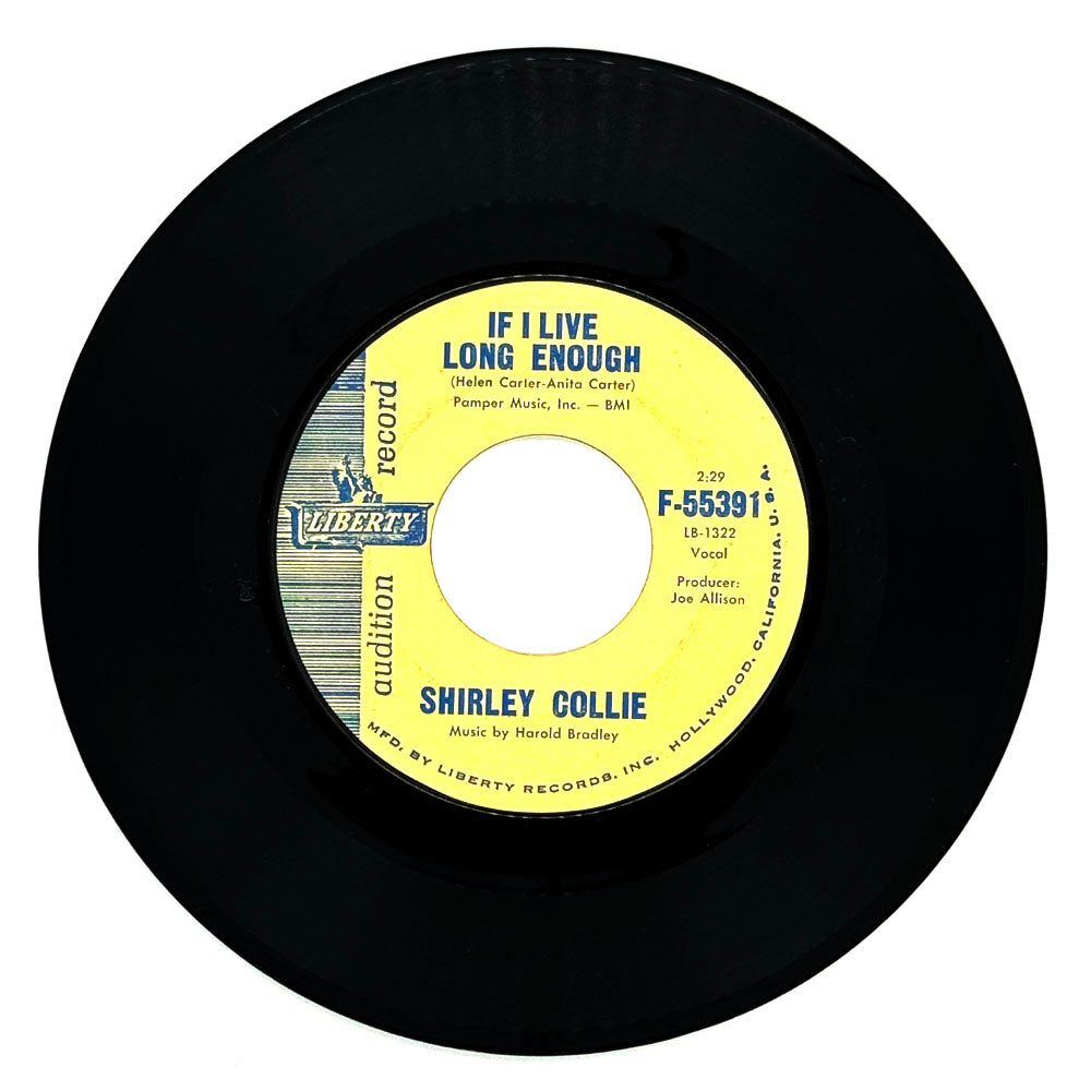 Shirley Collie : IF I LIVE LONG ENOUGH/ KEEPING MY FINGERS CROSSED