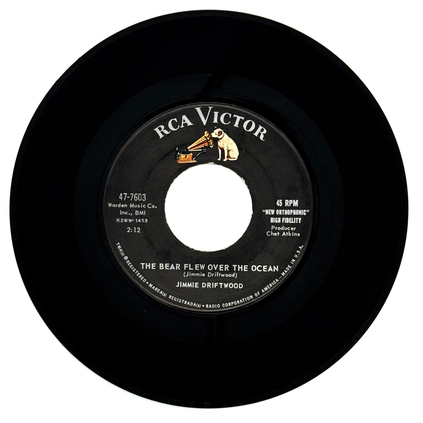 Jimmie Driftwood : THE BEAR FLEW OVER THE OCEAN/ JOHN PAUL JONES