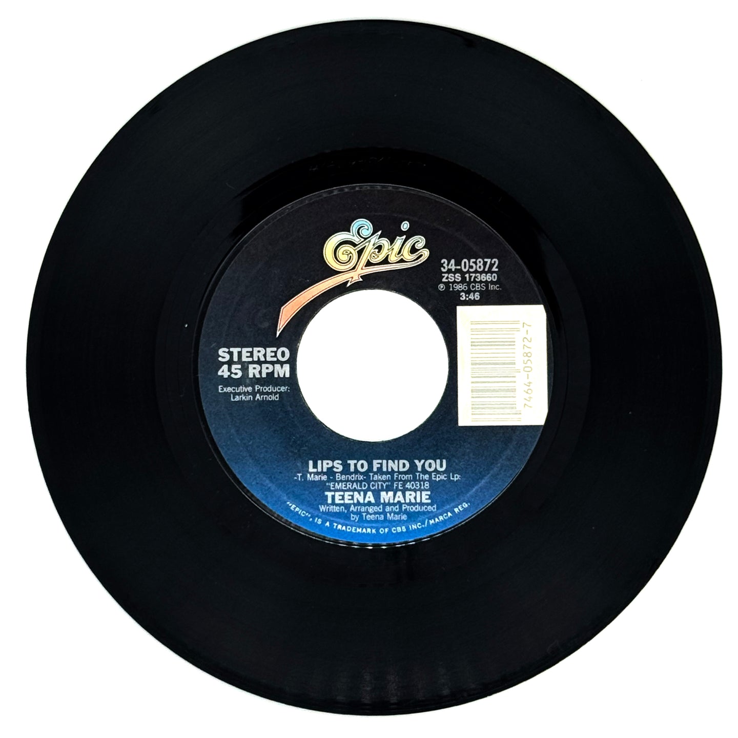 Teena Marie : LIPS TO FIND YOU/ LIPS TO FIND YOU (INSTRUMENTAL)