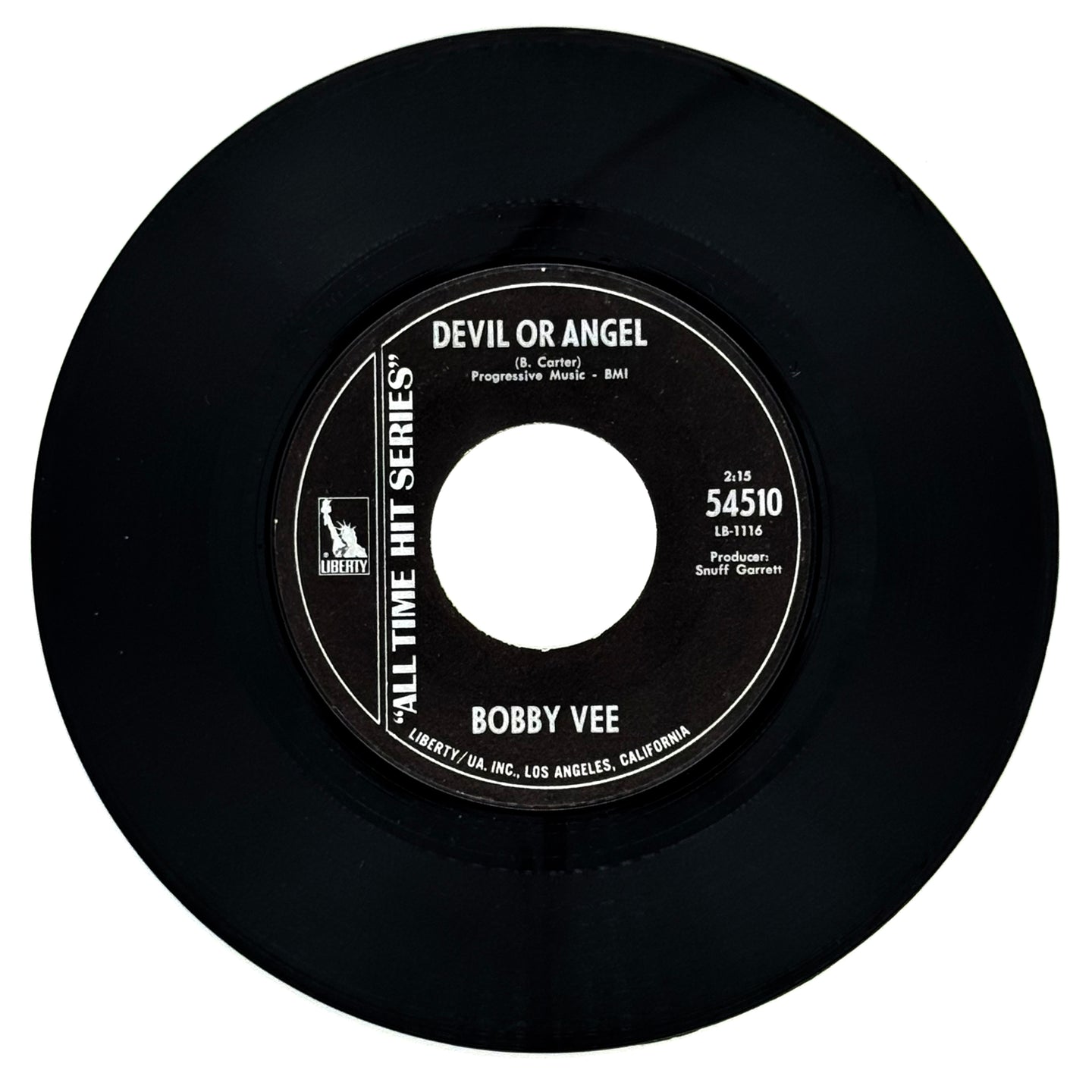 Bobby Vee : DEVIL OR ANGEL/ RUBBER BALL