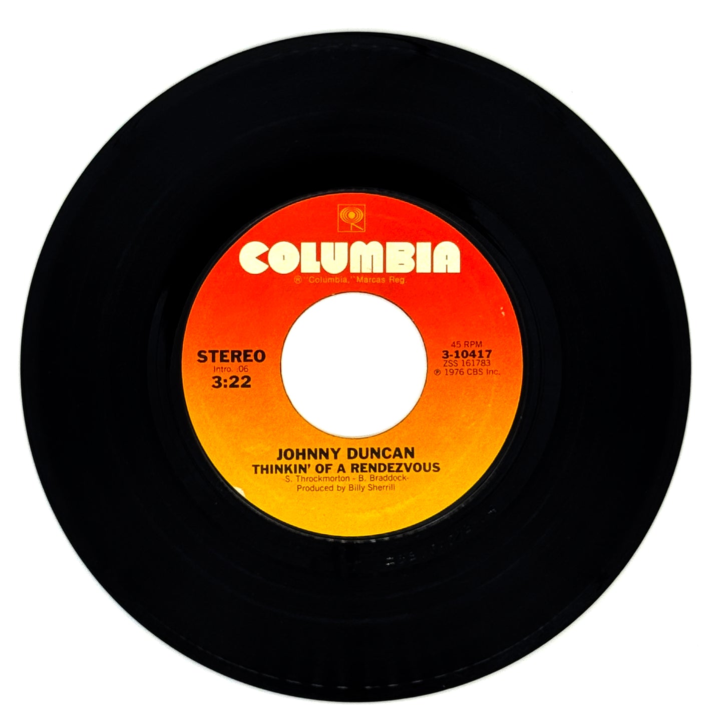 Johnny Duncan : THINKIN' OF A RENDEZVOUS/ LOVE SHOULD BE EASY