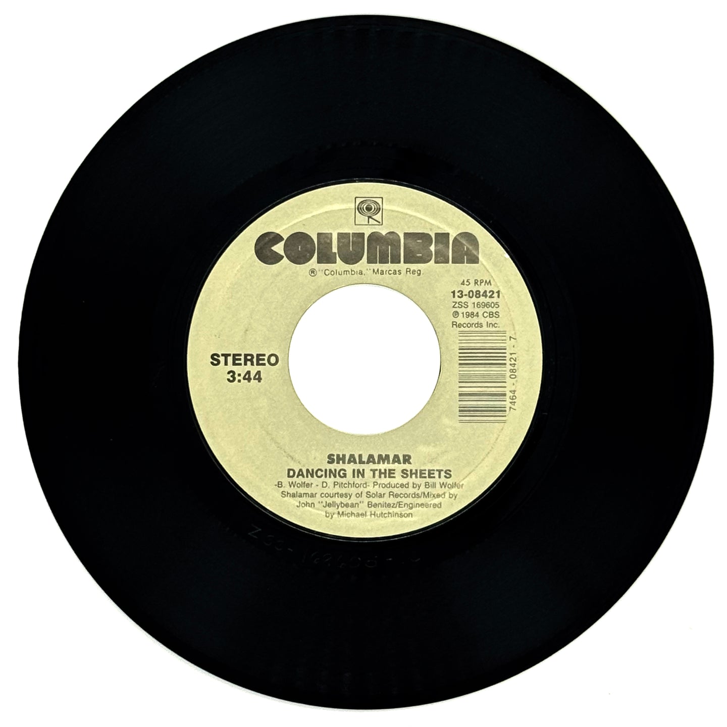 Shalamar : DANCING IN THE SHEETS/ DANCING IN THE SHEETS (INSTRUMENTAL)