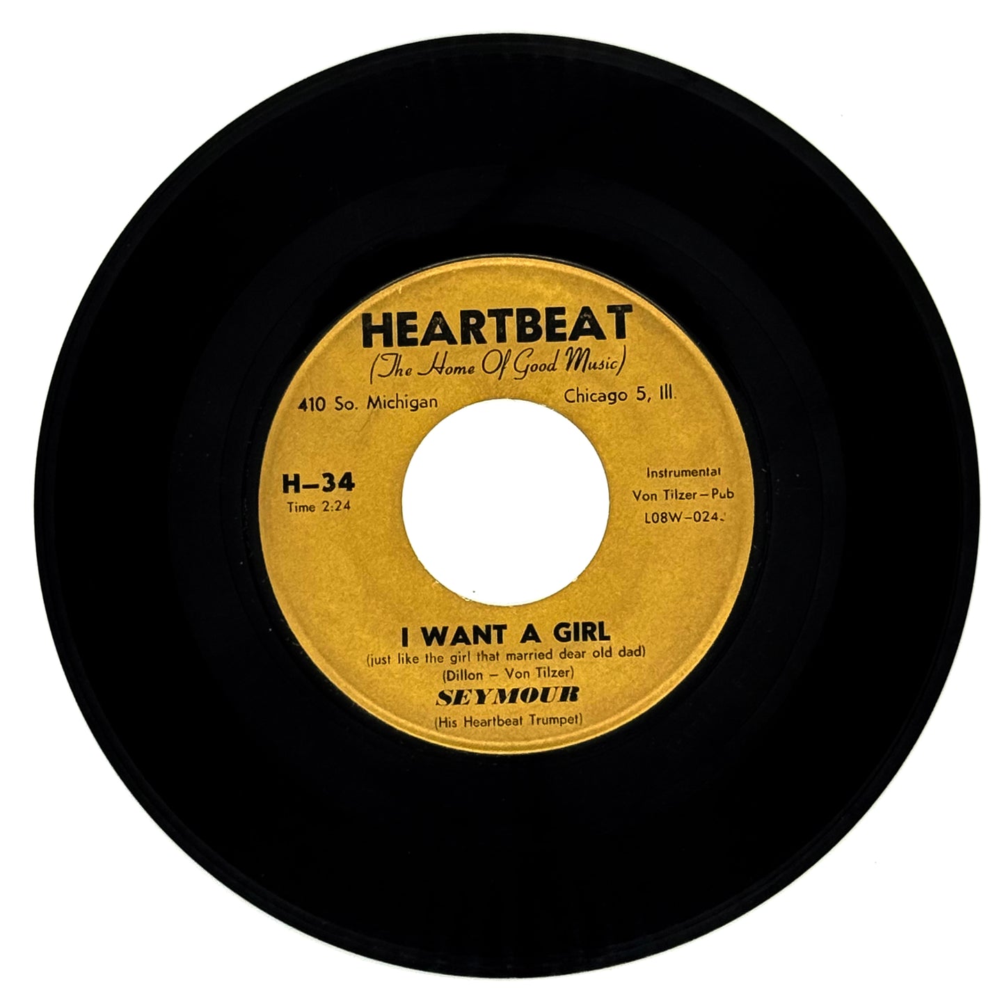 Seymour (His Heartbeat Trumpet) : I WANT A GIRL (JUST LIKE THE GIRL THAT MARRIED DEAR OLD DAD)/ DANNY BOY