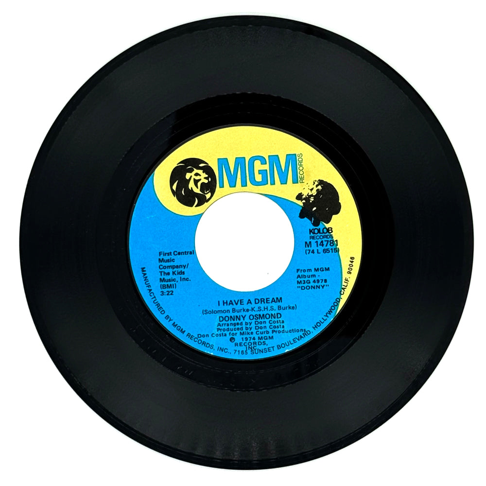 Donny Osmond : I HAVE A DREAM/ I'M DYIN'
