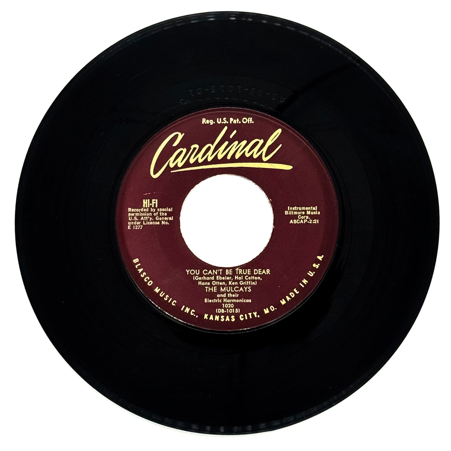 Mulcays, The and their Electric Harmonicas: YOU CAN'T BE TRUE DEAR/ BEER BARREL POLKA