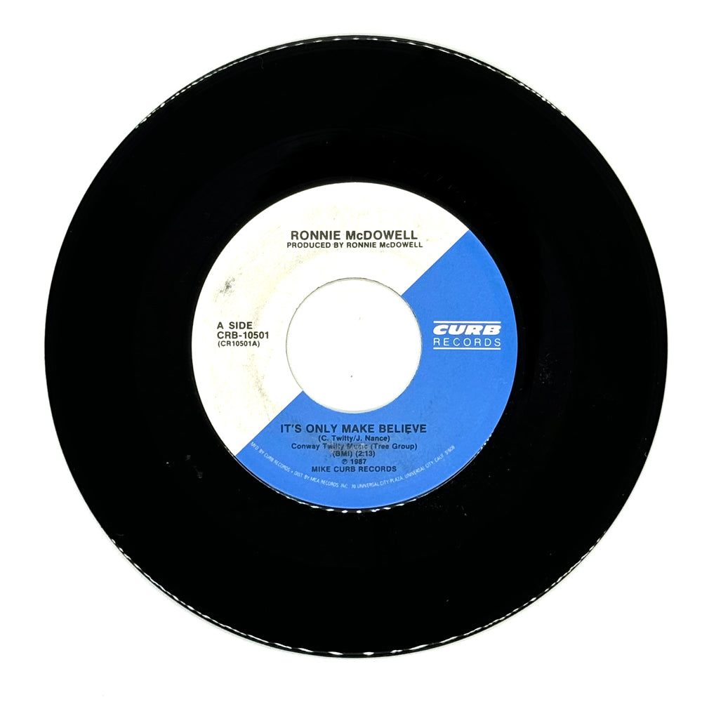 Ronnie McDowell : IT'S ONLY MAKE BELIEVE/ BABY ME BABY