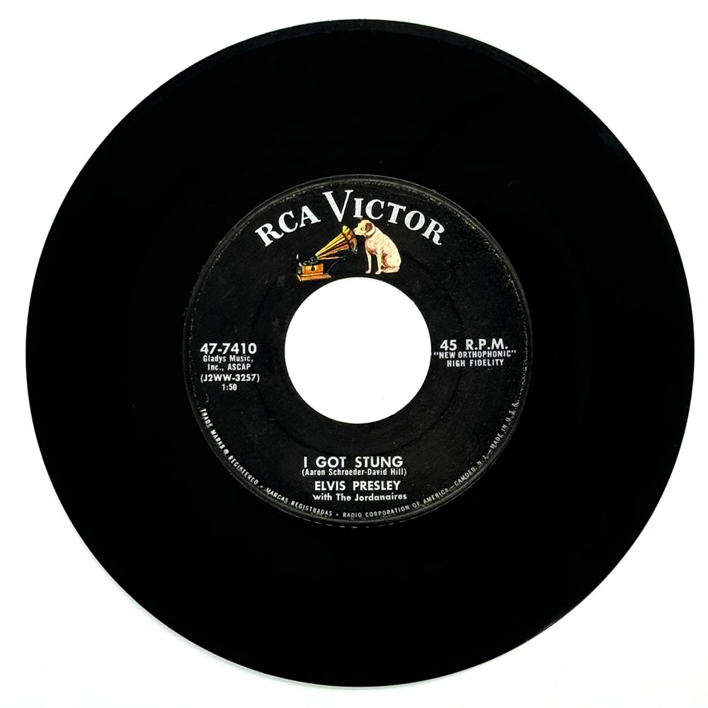 Elvis Presley with The Jordanaires: I GOT STUNG/ Elvis Presley : ONE NIGHT