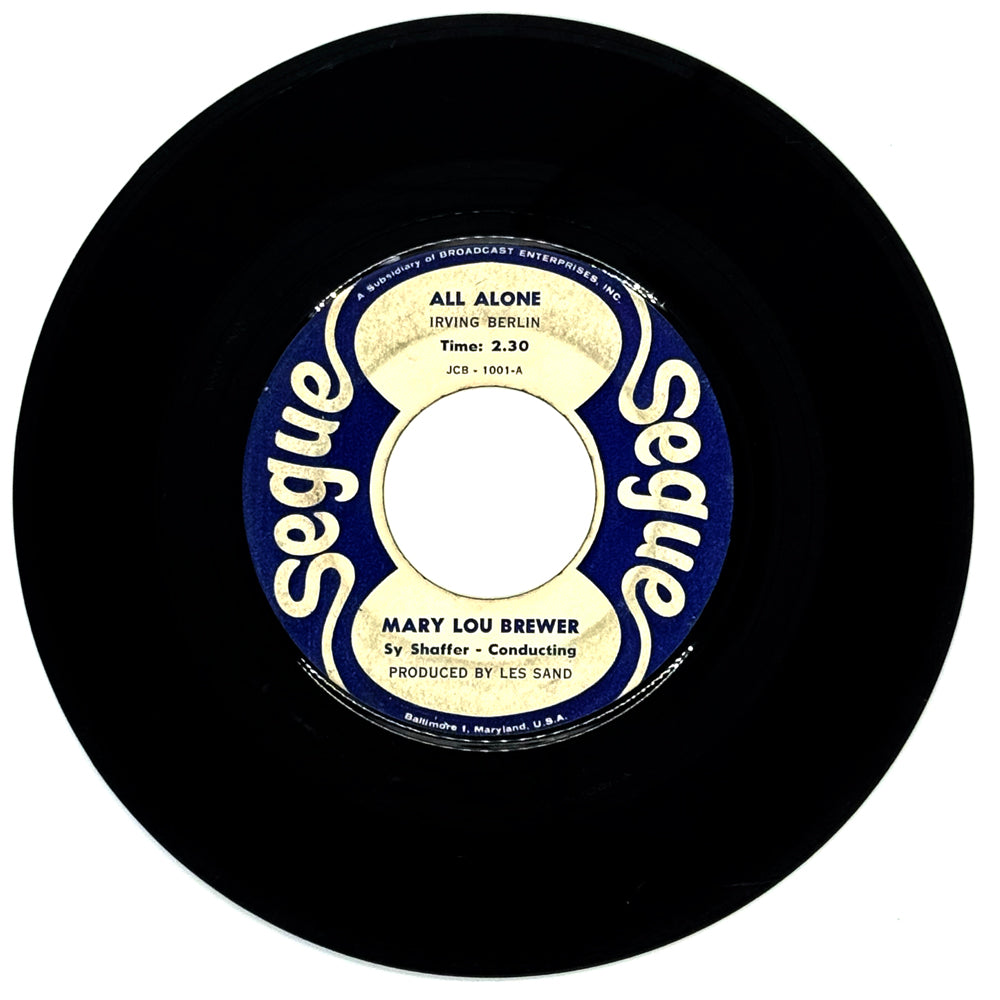 Mary Lou Brewer : ALL ALONE/ DON'T GET AROUND MUCH ANYMORE