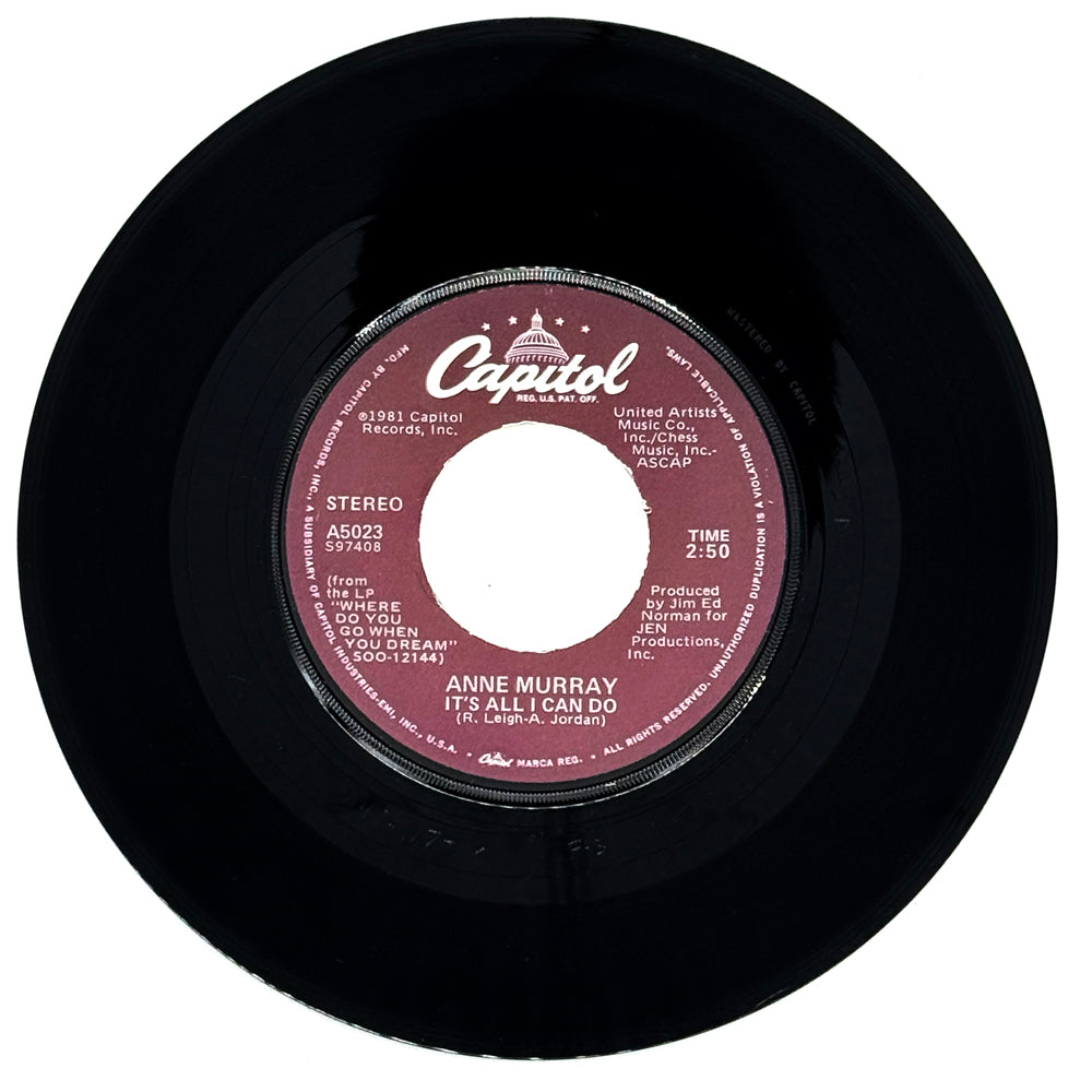 Anne Murray : IT'S ALL I CAN DO/ IF A HEART MUST BE BROKEN