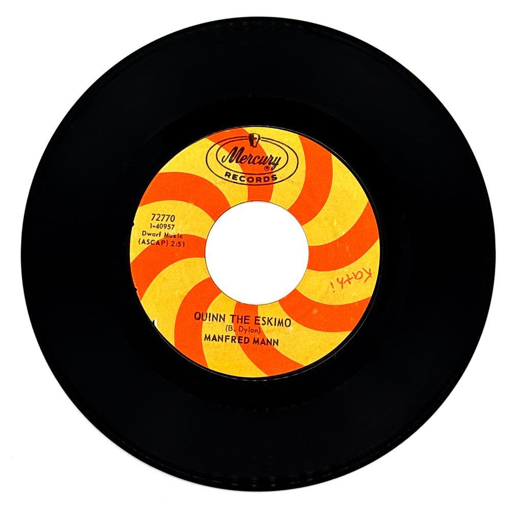 Manfred Mann : QUINN THE ESKIMO/ BY REQUEST - EDWIN GARVEY