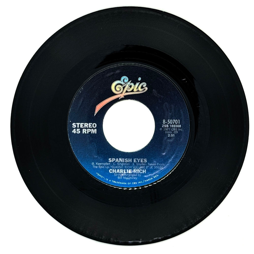 Charlie Rich : SPANISH EYES/ I DO MY SWINGIN' AT HOME