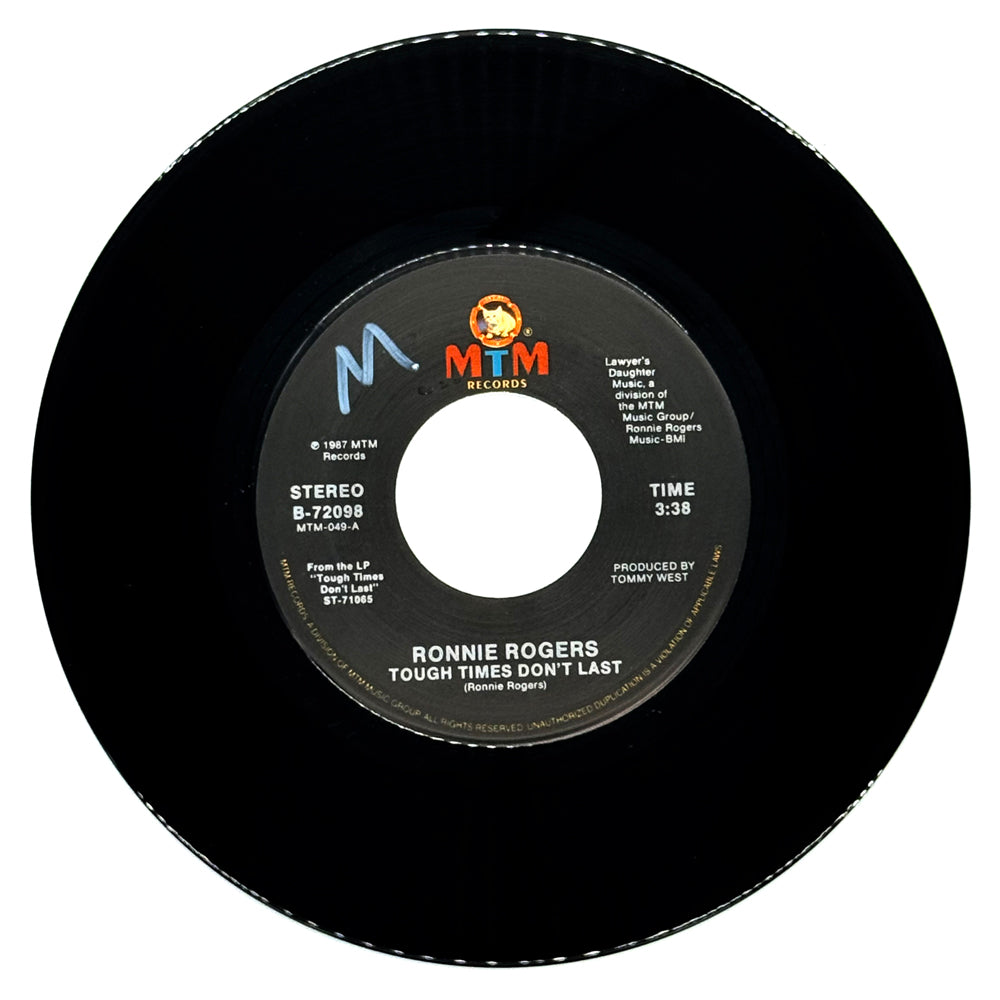 Ronnie Rogers : TOUGH TIMES DON'T LAST/ FALL IN TENNESSEE