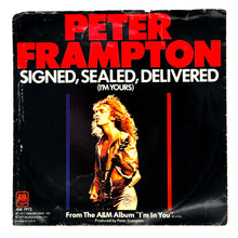 Load image into Gallery viewer, Peter Frampton : SIGNED, SEALED, DELIVERED (I&#39;M YOURS)/ ROCKY&#39;S HOT CLUB
