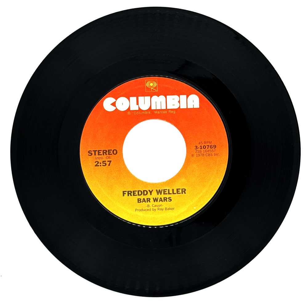 Freddy Weller : BAR WARS/ ONE OF THE MYSTERIES OF LOVE