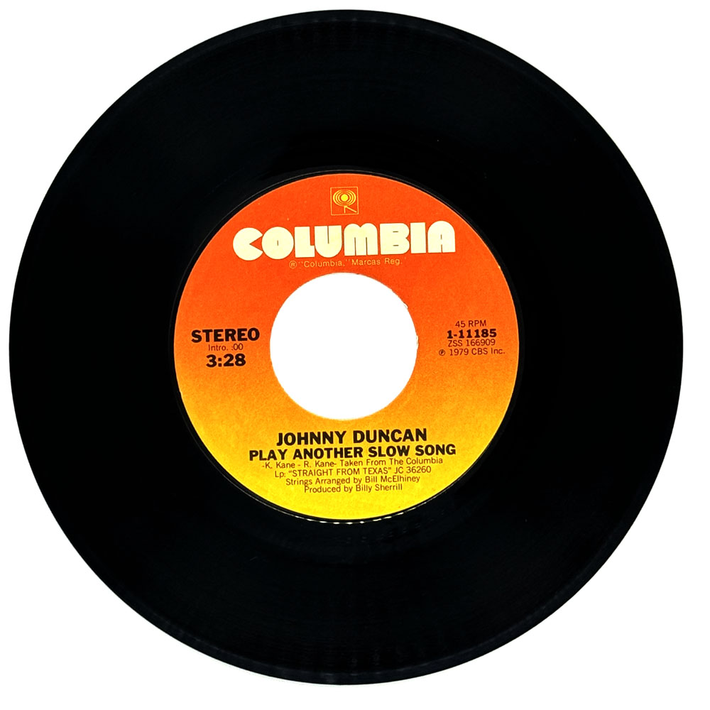 Johnny Duncan : PLAY ANOTHER SLOW SONG/ MY WOMAN'S GOOD TO ME