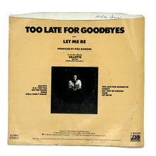 Load image into Gallery viewer, • Julian Lennon : TOO LATE FOR GOODBYES/ LET ME BE
