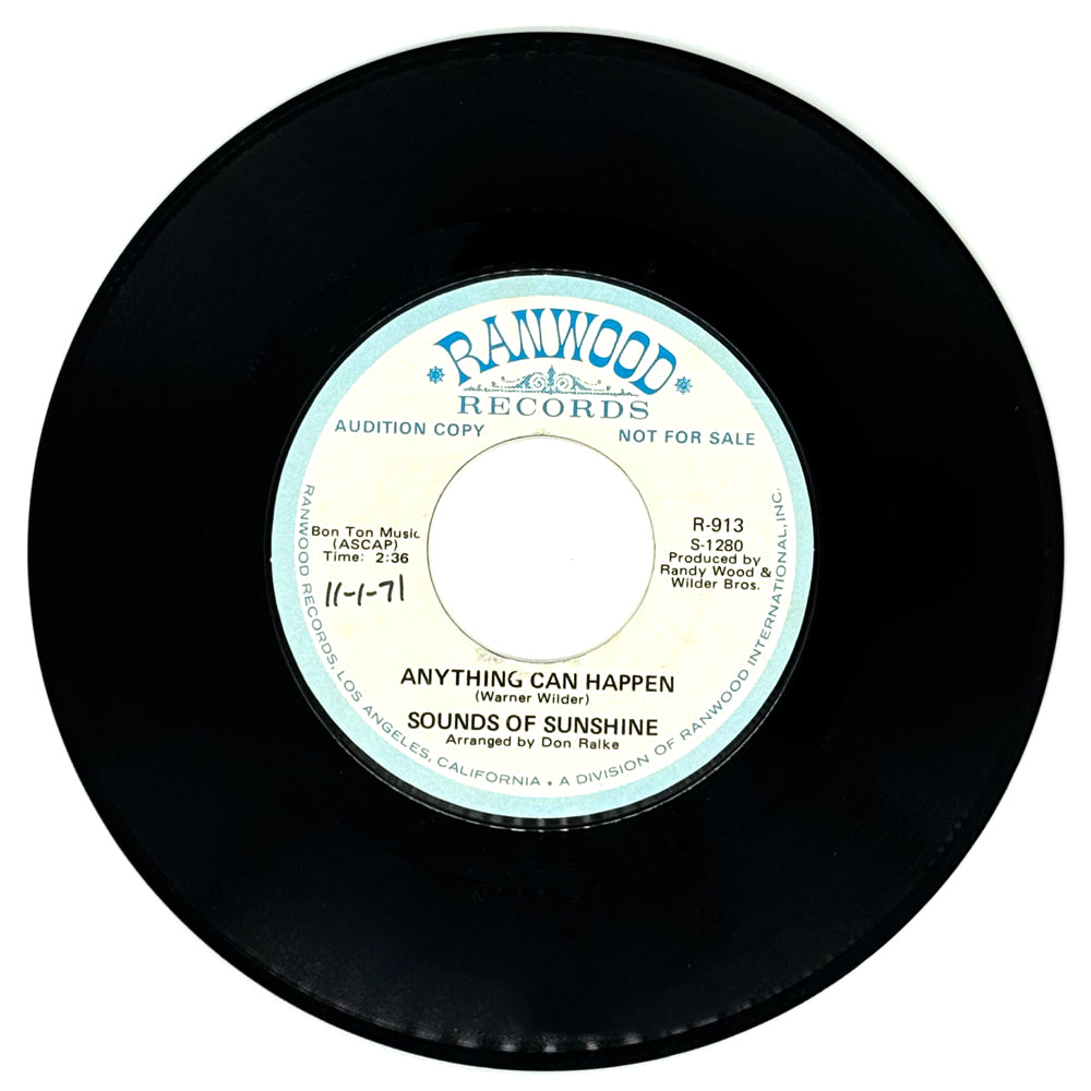 Sounds Of Sunshine : ANYTHING CAN HAPPEN/ YESTERDAY KEEPS GETTING IN THE WAY