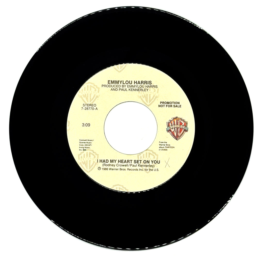 Emmylou Harris : I HAD MY HEART SET ON YOU/ I HAD MY HEART SET ON YOU
