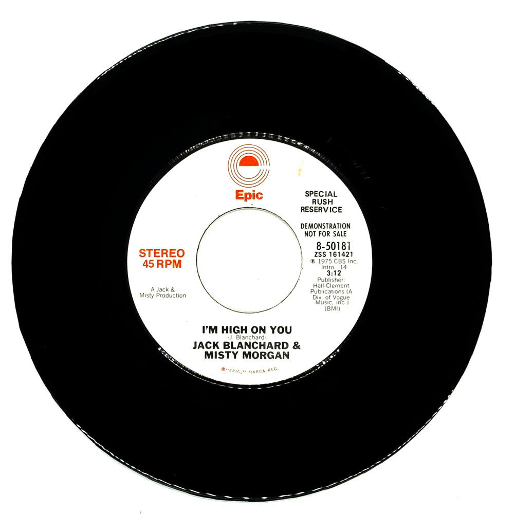 Jack Blanchard & Misty Morgan : I'M HIGH ON YOU/ I'M HIGH ON YOU