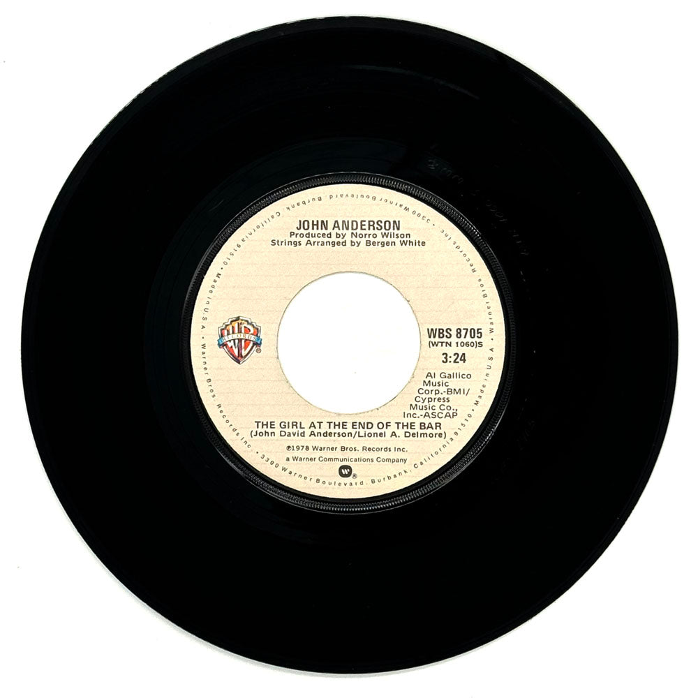 John Anderson : THE GIRL AT THE END OF THE BAR/ YOU'RE PLEASIN' ME