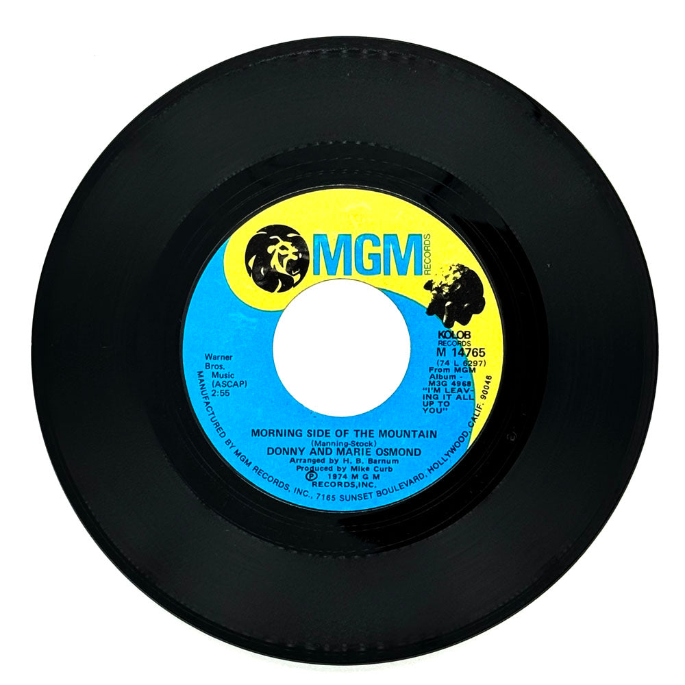 Donny And Marie Osmond : MORNING SIDE OF THE MOUNTAIN/ ONE OF THESE DAYS