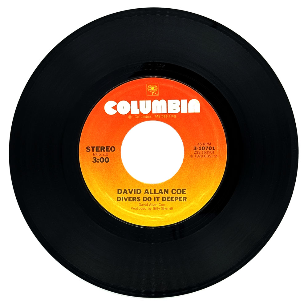 David Allan Coe : DIVERS DO IT DEEPER/ MILLION DOLLAR MEMORIES
