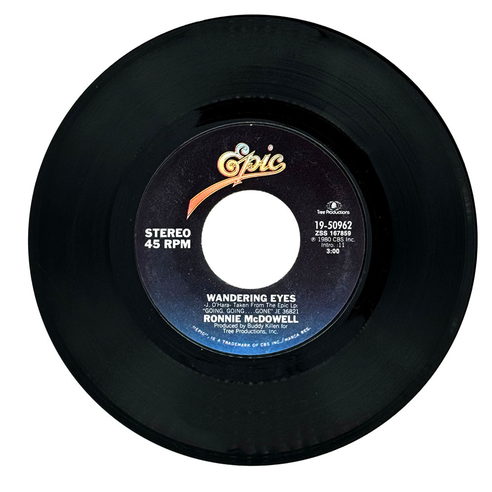 Ronnie McDowell : WANDERING EYES/ WHAT WOULD HEAVEN SAY