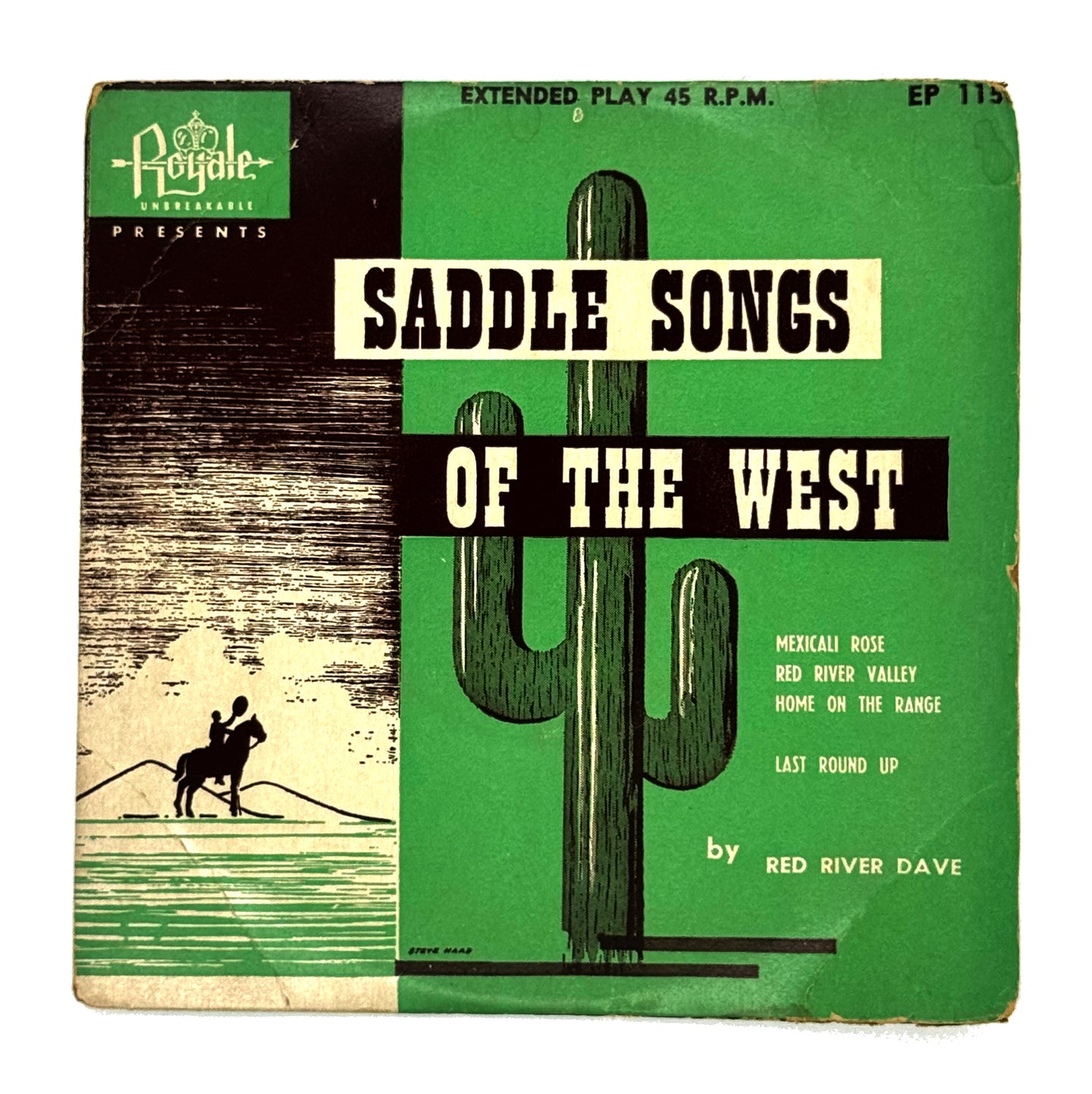 Red River Dave : SADDLE SONGS OF THE WEST EP
