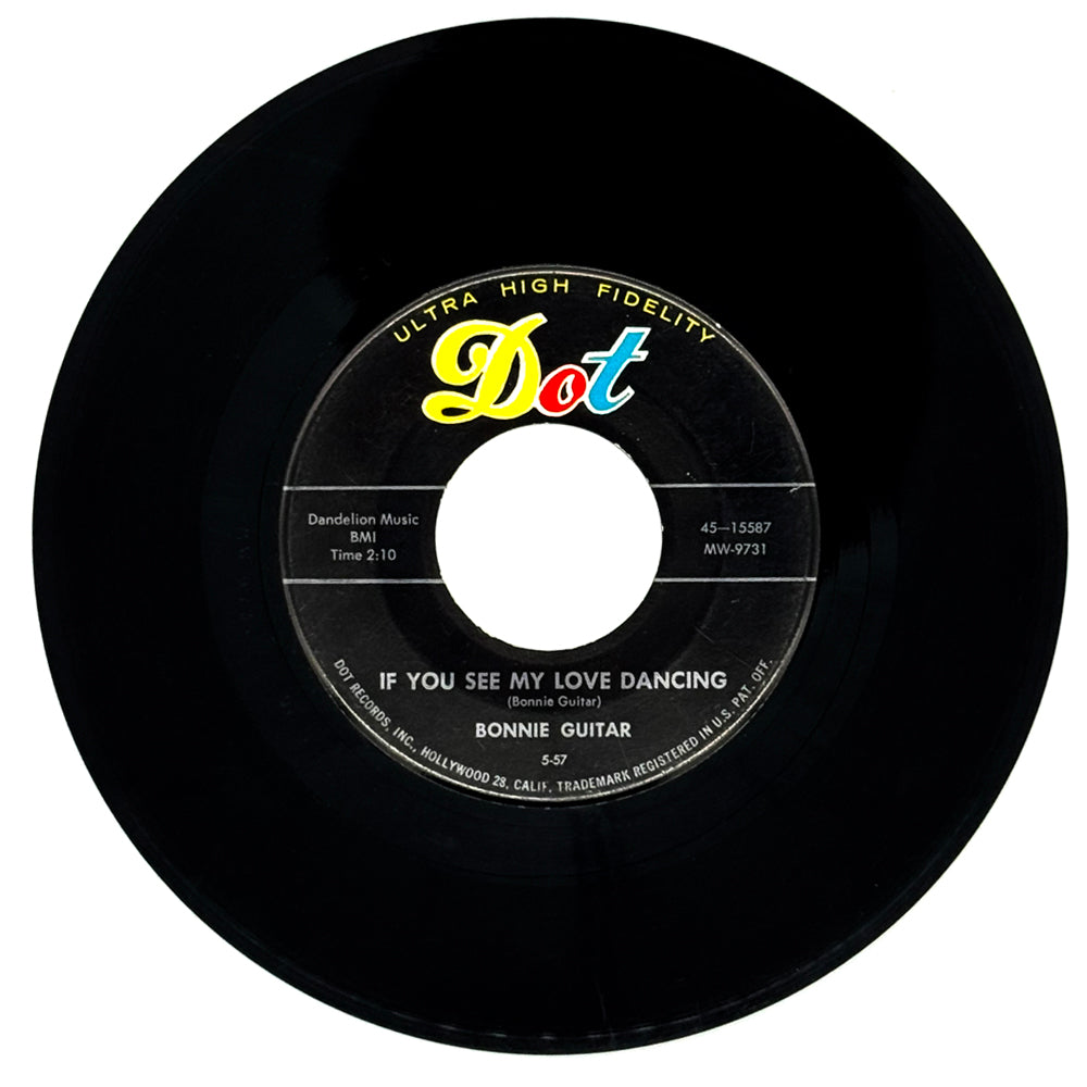Bonnie Guitar : IF YOU SEE MY LOVE DANCING/ HALF YOUR HEART
