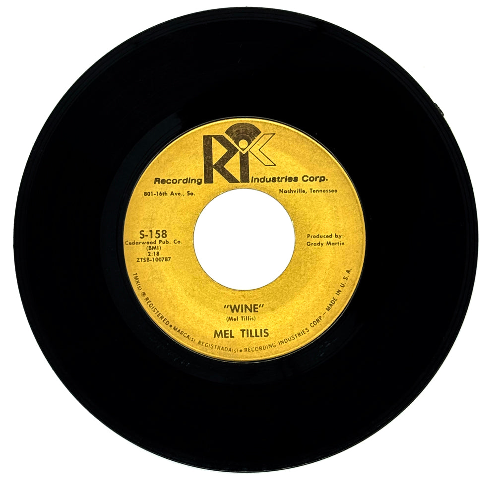 Mel Tillis : WINE/ BURIED ALIVE