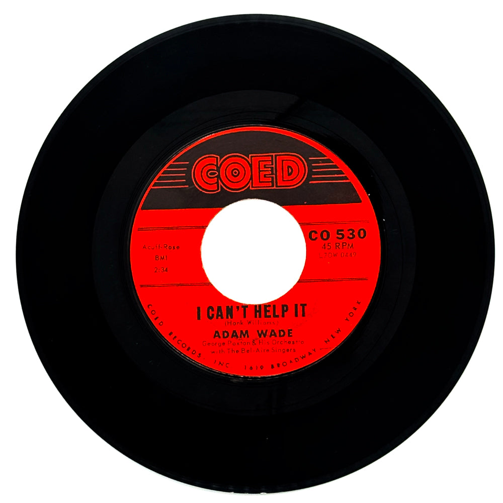 Adam Wade : I CAN'T HELP IT/ I HAD THE CRAZIEST DREAM