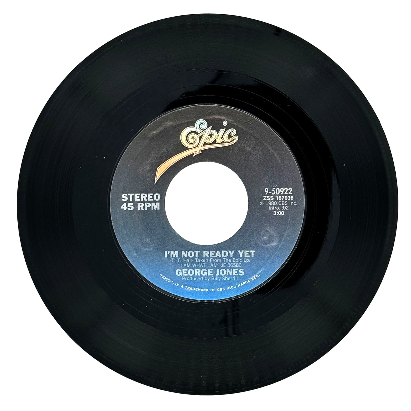 George Jones : I'M NOT READY YET/ GARAGE SALE TODAY