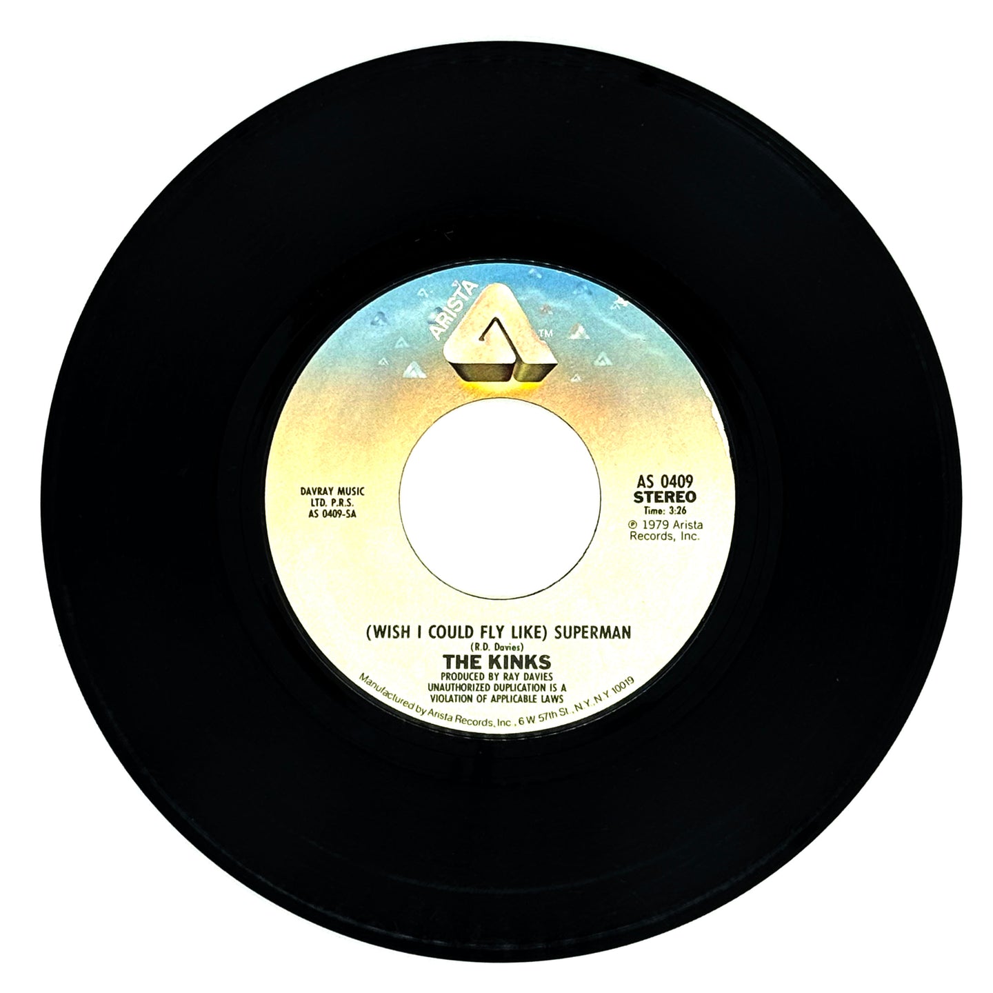 Kinks, The : (WISH I COULD FLY LIKE) SUPERMAN/ LOW BUDGET